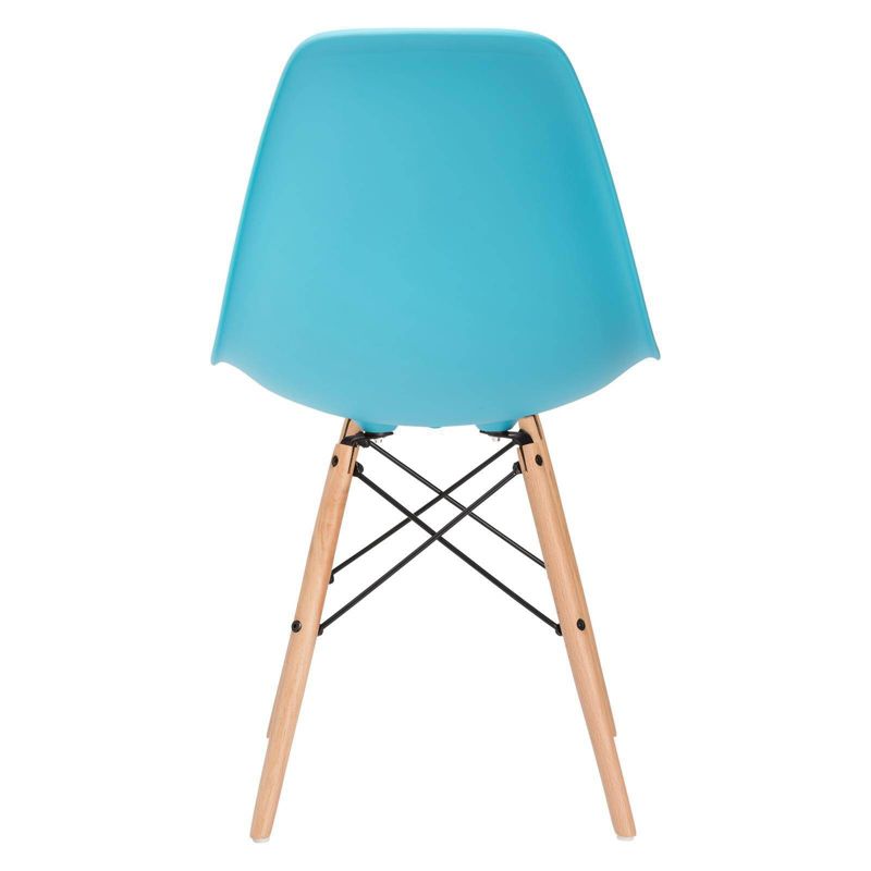 Bianca Mid Century Side Chair Aqua - Poly & Bark
