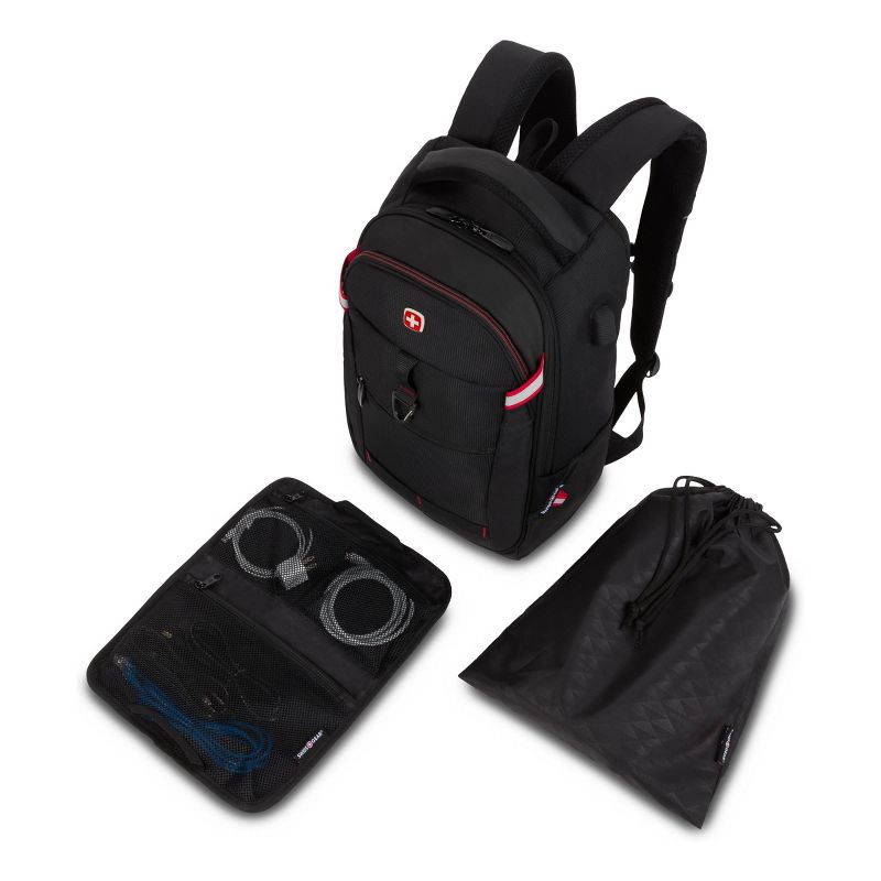 SWISSGEAR 17" Core Travel Backpack - Black