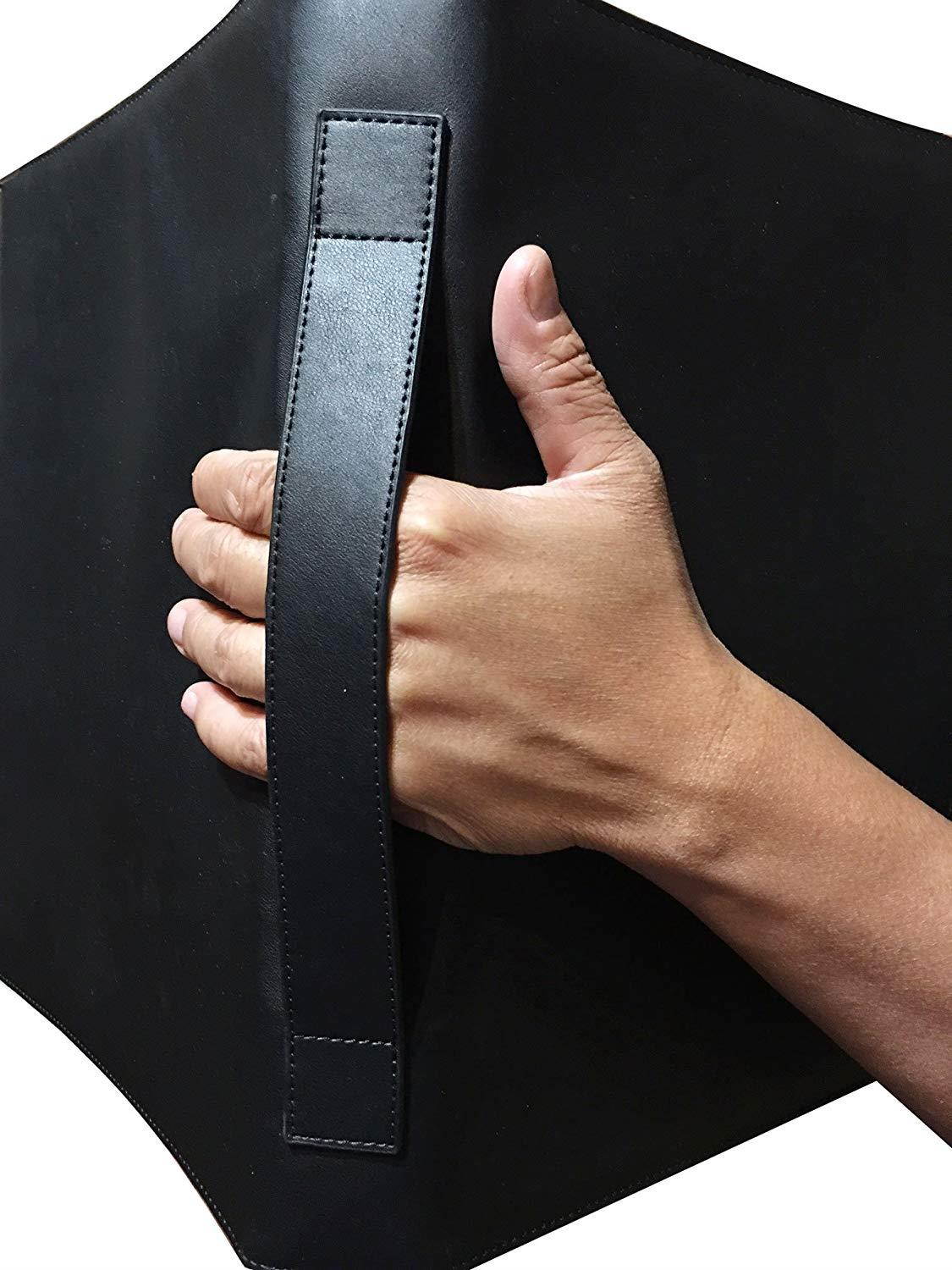 MSP Sheet Music Holder | 9.5" x 12" - 3 Rings Choir Folder with Hand Strap for Musician - Medium Size (MSP-210)