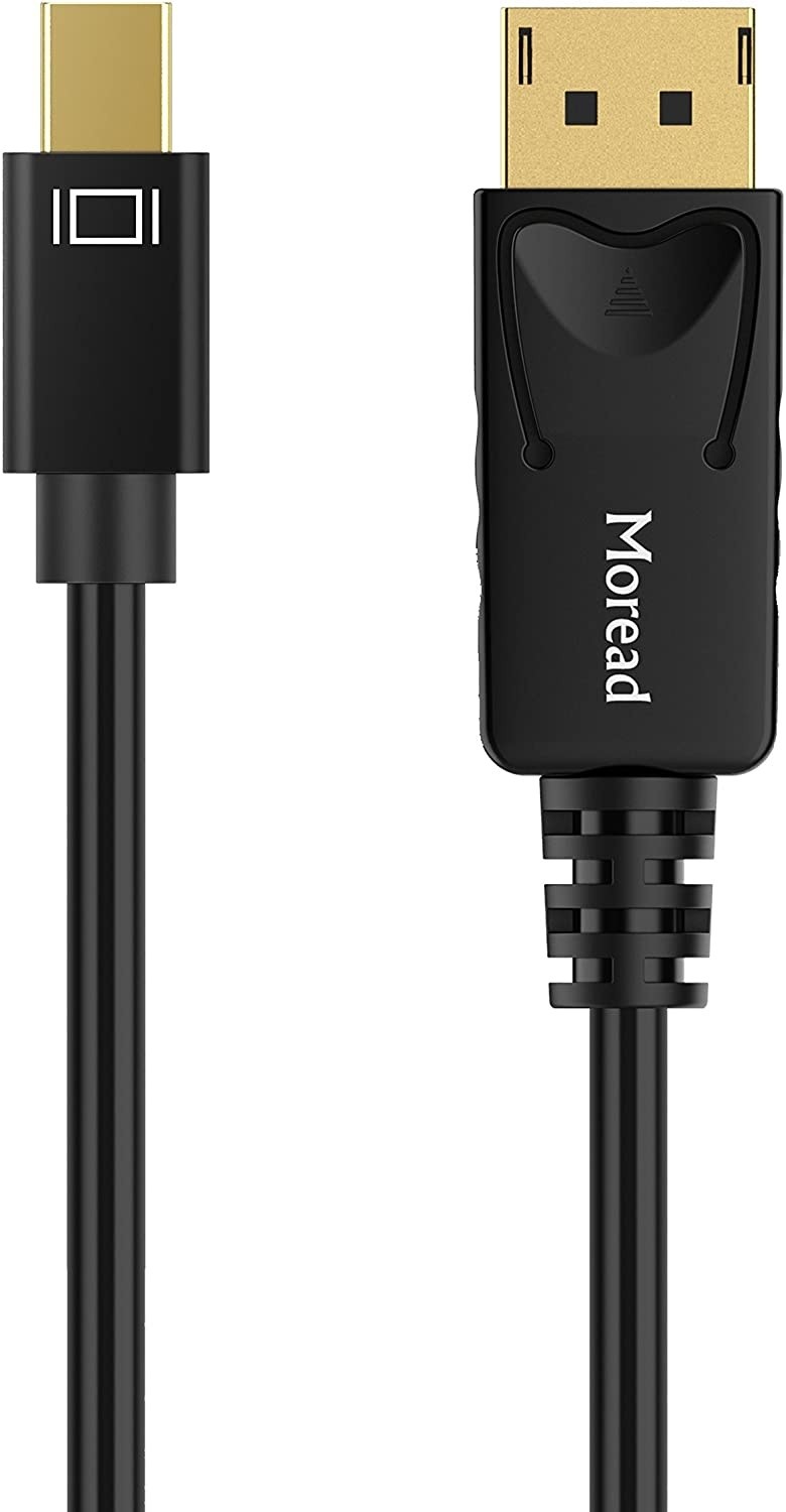 Mini DisplayPort to DisplayPort Cable  4K60Hz Thunderbolt to DisplayPort Cable GoldPlated 10Ft Ultra High Speed Mini DP to DP Cable Compatible MacBook AirPro Surface ProDock Grey