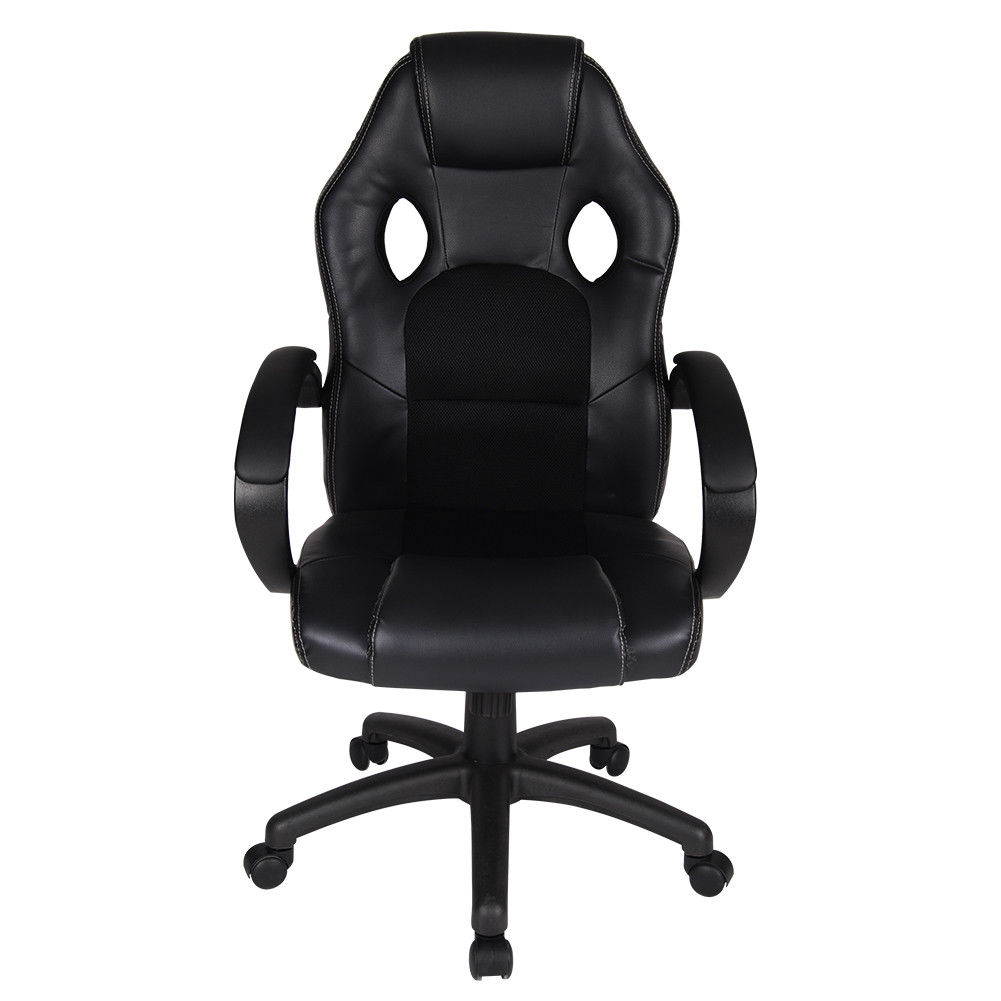 Polar Aurora Office Chair Leather Desk High Back Ergonomic Adjustable pc Chair