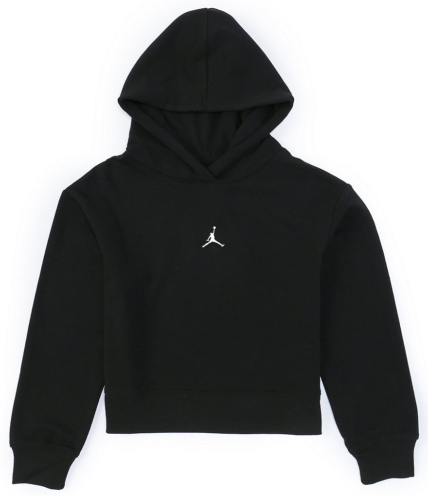Jordan Big Girls 7-16 Cropped Fleece Pullover Hoodie