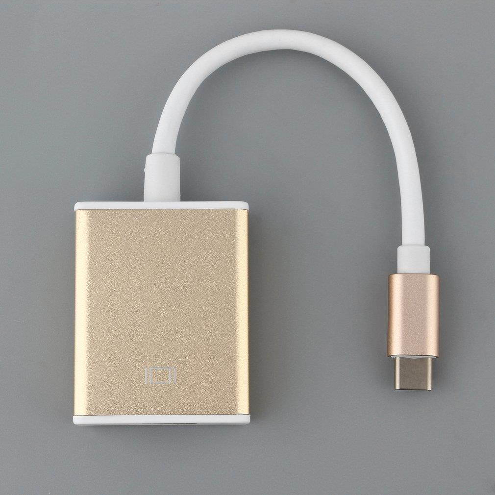 USB 3.1 Type-C-to-HDMI Digital Hub Charger Adapter Converter Aluminium Case