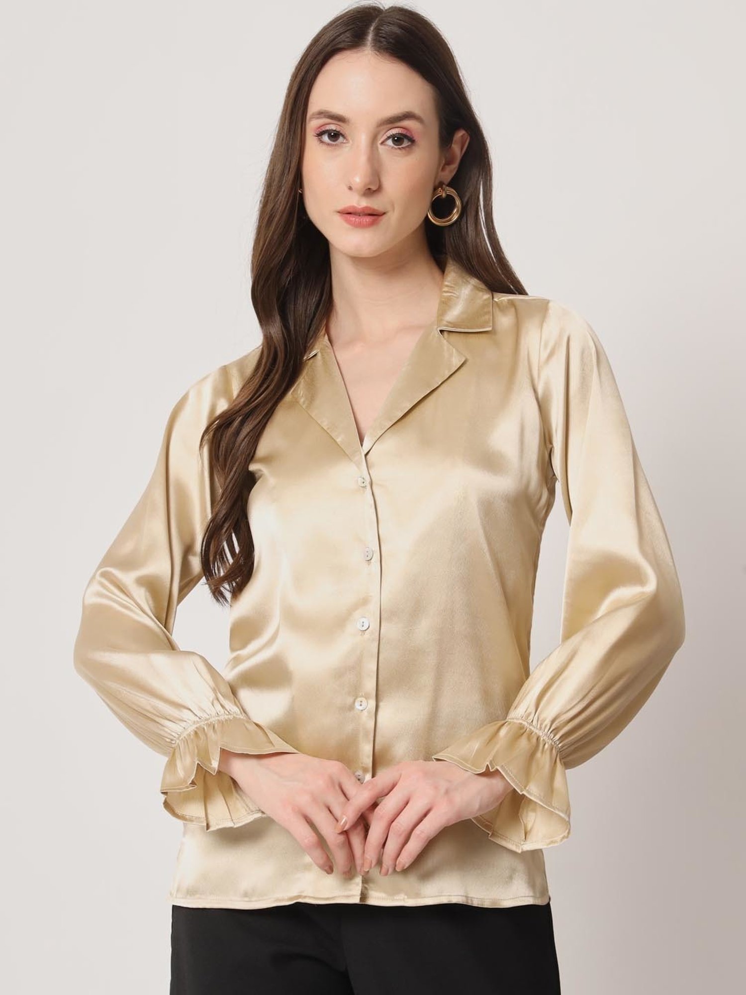 Trend Arrest Beige Regular Fit Shirt