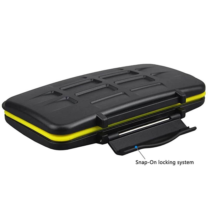 Deluxe 7 Slots XQD Cfexpress SD SDXC SDHC Memory Card Case Carrying Storage Holder for 3 XQD Cfexpress and 4 SD TravelFriendly Memory Card Organizer with WaterResistant Shockproof Function