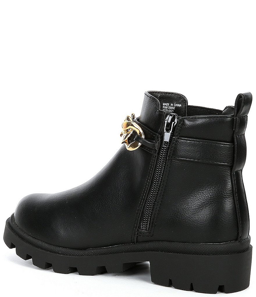 Steve Madden Girl's J-Amulet-C Chain Detail Boots (Youth)