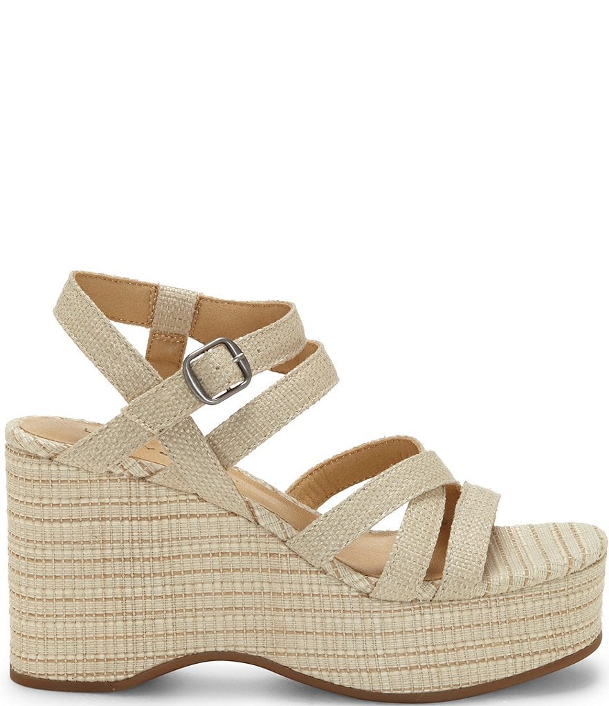 Lucky Brand Carlisha Woven Platform Wedges