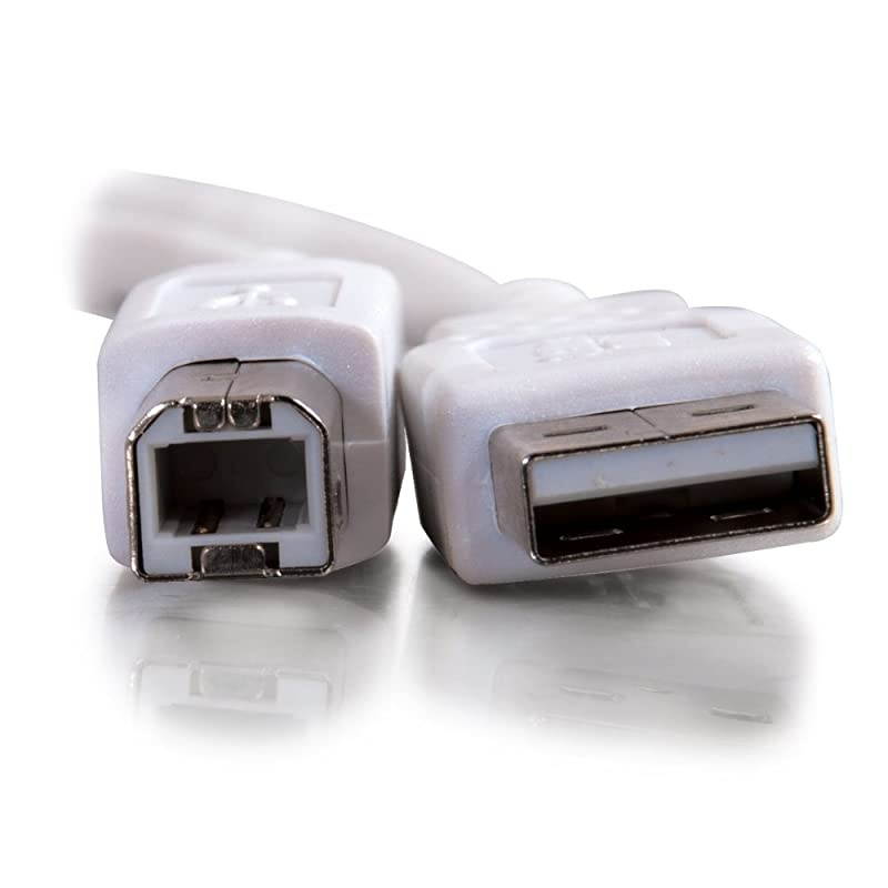1m USB 20 A to B Cable White 33ft 13171
