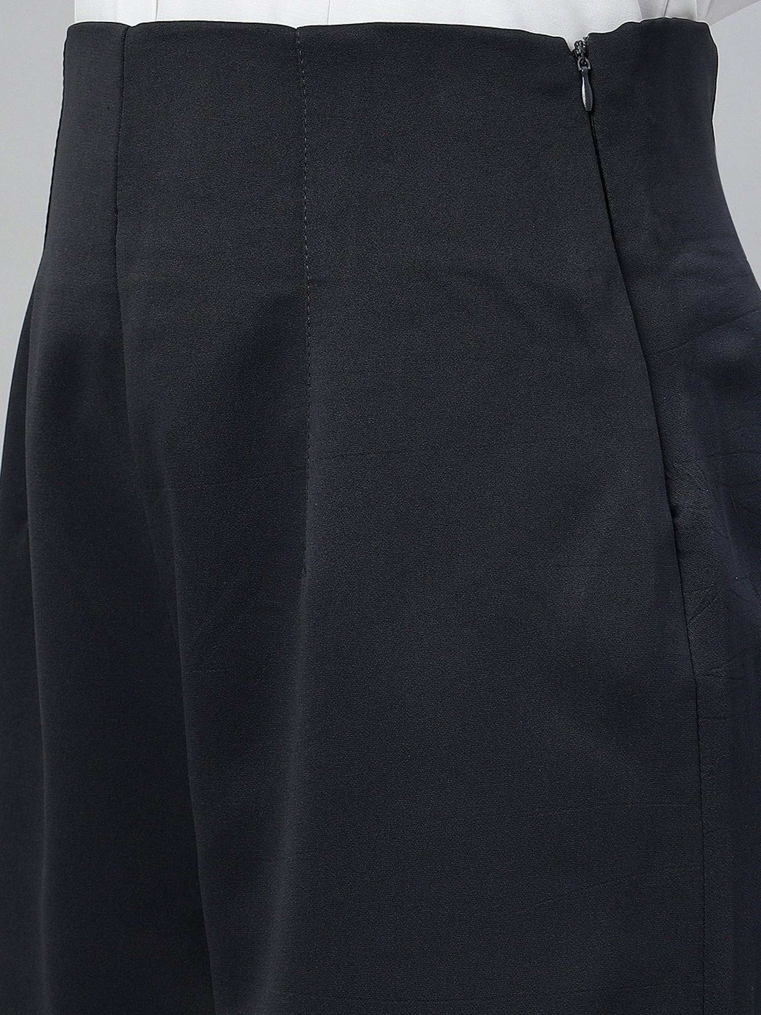 FITHUB Dark Grey Relaxed Fit High Rise Trousers