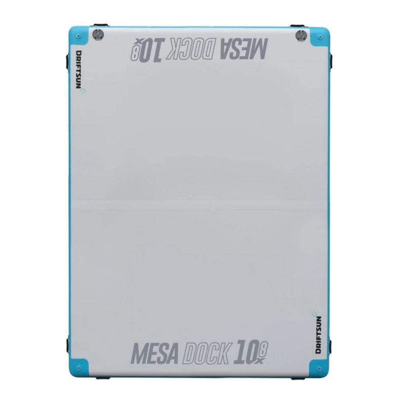 Driftsun Mesa Dock Inflatable Floating Water Pad Deck Platform Island Mat for Ocean, Pool, or Lake Swim Recreation and Relaxation Fun (10 x 8 Feet)