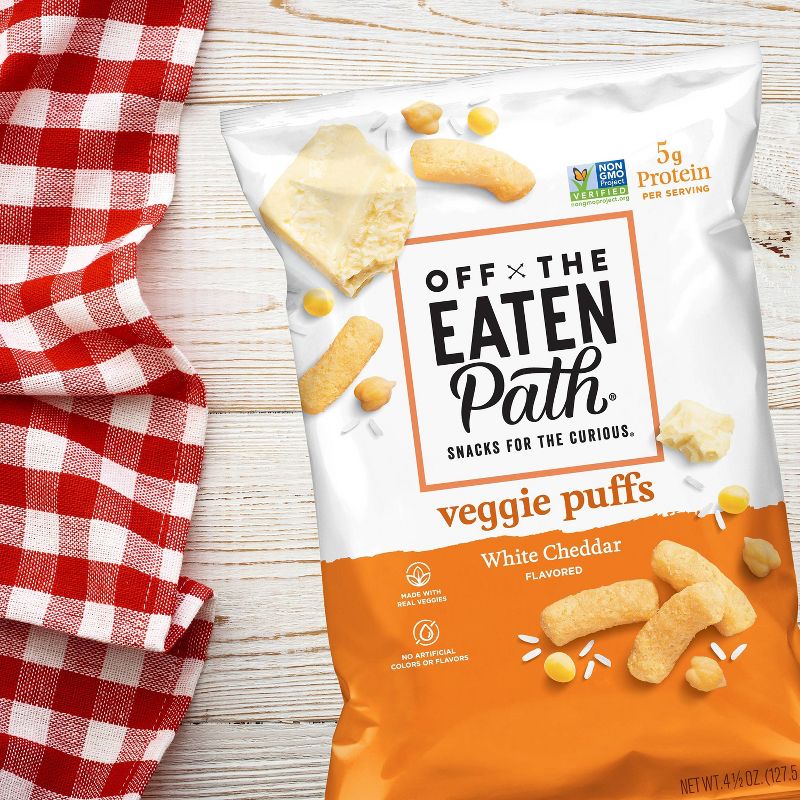 Off the Eaten Path Veggie Puffs White Cheddar - 4.5oz