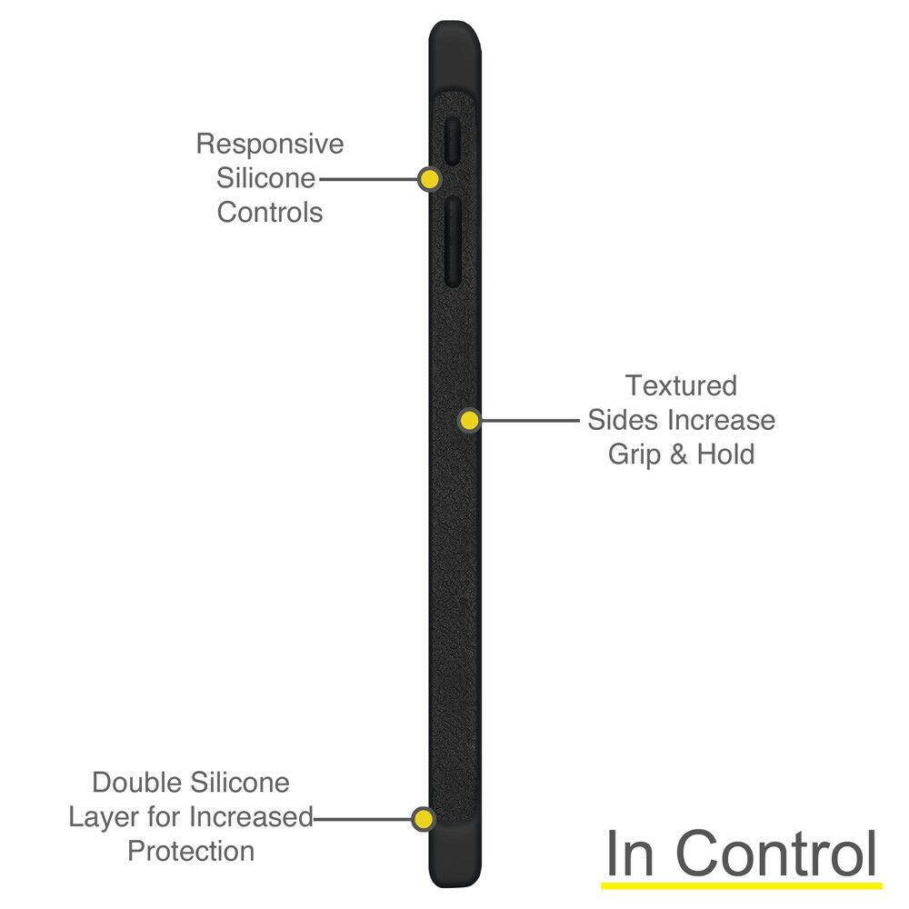 AMZER Premium Jelly Skin Case Cover for Samsung Galaxy Tab A 10.1 2016 - Black