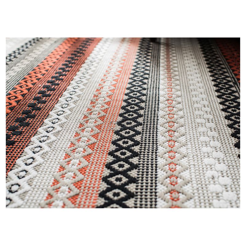 Stripe Woven Area Rug 8'X10' - Anji Mountain