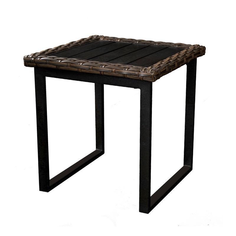 Wood Fiber Clay Patio Accent Table - Olivia & May