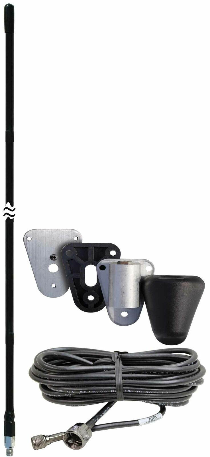 FLCB5K - 5' ProComm CB Antenna Kit Freightliner Cascadia
