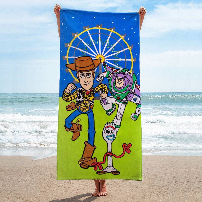 Toy Story Ferris Wheel Beach Towel Blue - Disney