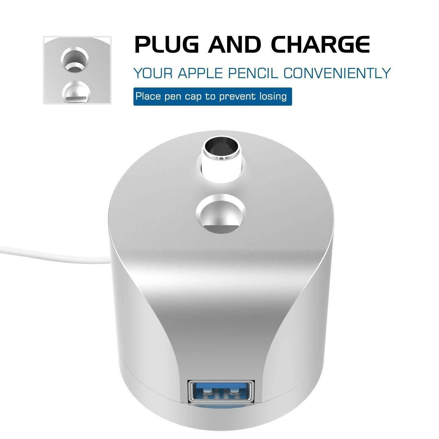 MoKo for Apple Pencil iPad Stand Station Charger Cradle Dock /Desktop Pen Holder