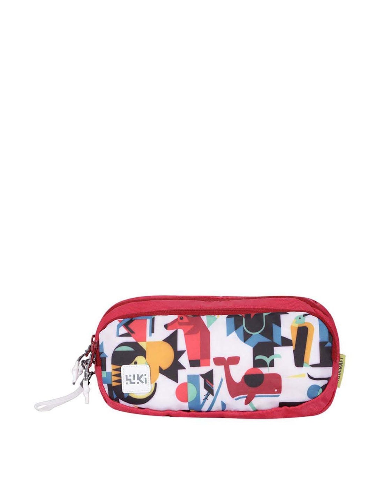 Wiki Ira Red Printed Waist Pouch
