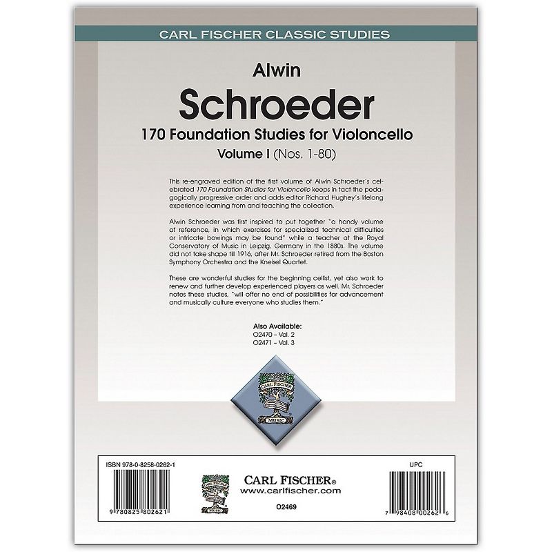 Carl Fischer 170 Foundation Studies Book 1