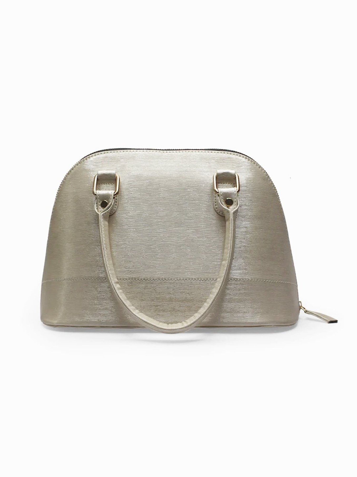Modern Myth Golden Textured Medium Handbag