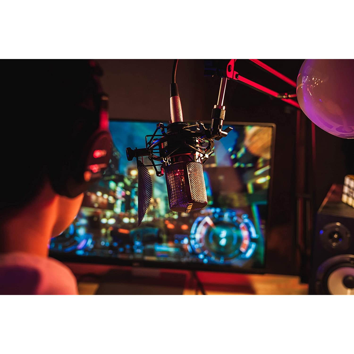 MXL Vocal Condenser Microphone, XLR (MXLOS1BW)