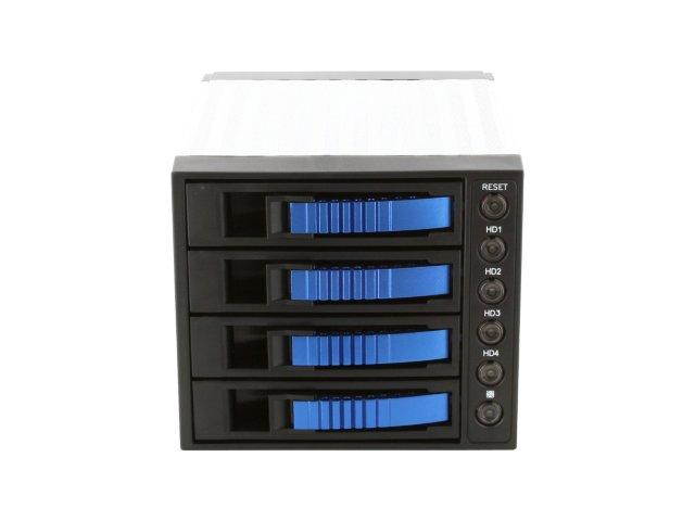 iStarUSA BPU-340SATA-RED 3x5.25" to 4x3.5" SAS/SATA 6.0 Gb/s Hot-Swap Cage