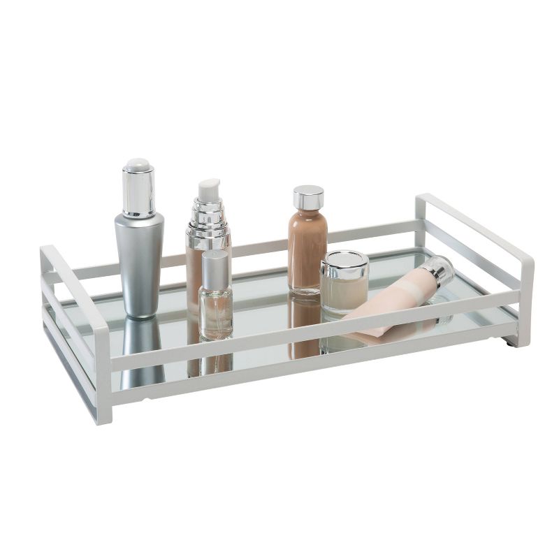 Flat Wire Over the Tank Vanity Tray White - Home Details