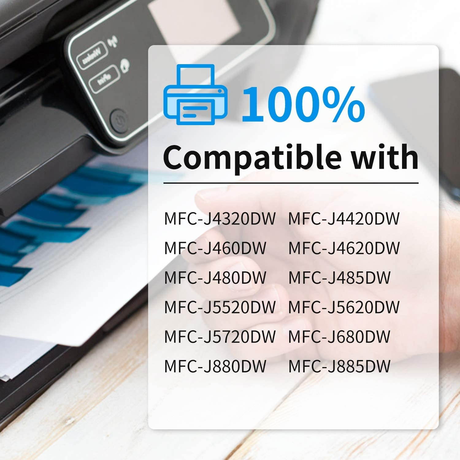 IKONG Compatible Ink Cartridge Replacement for Brother LC203 LC203XL Works with Brother MFC-J480DW,J680DW,J485DW,J885DW,J460DW,J880DW,MFC-J4420DW,J4620DW,MFC-J4320DW,J5620DW,J5520DW, J5720DW(12-Pack)