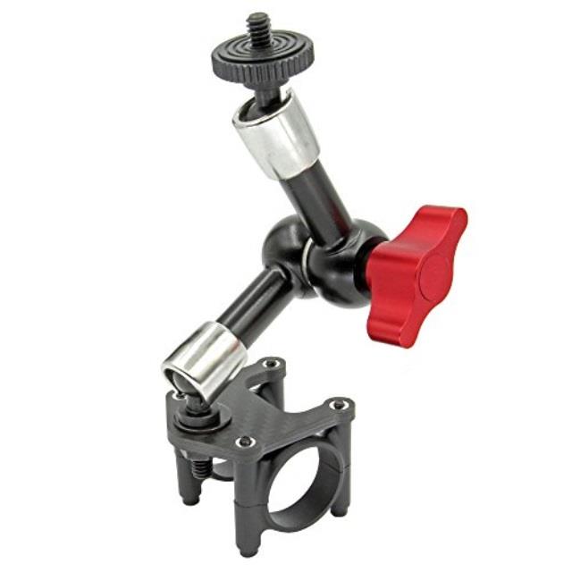 gyrovu 7" heavyduty articulatedarm monitor mount for dji roninm/mx & freefly movi stabilizers