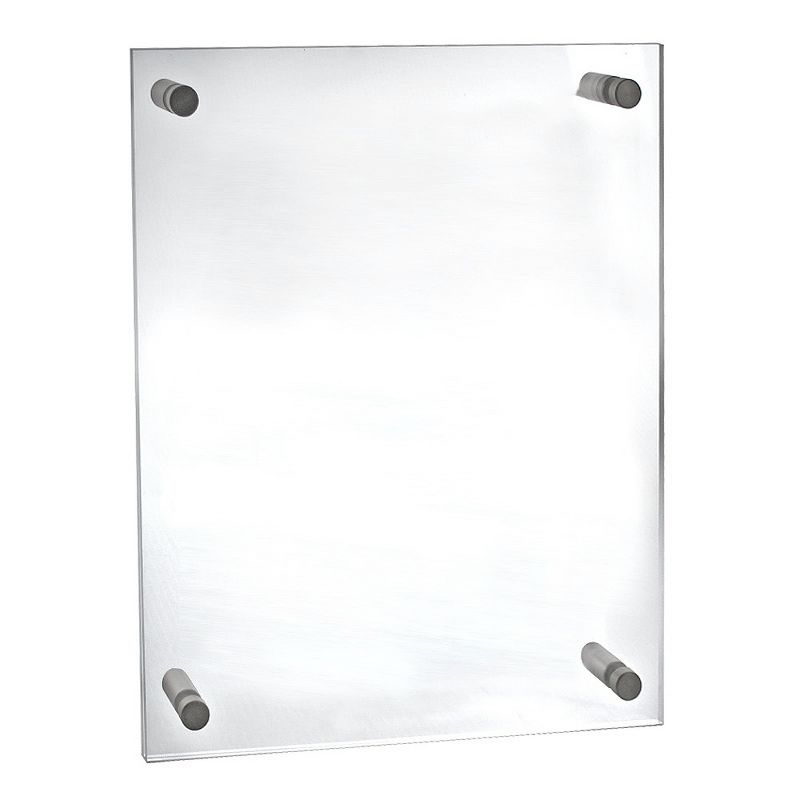 Azar 17" x 22" Graphic Size Acrylic Standoff Sign Holder