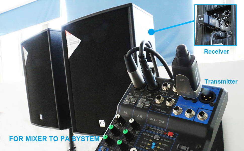 Nady U-2100 Dual GT 200-Channel UHF Wireless Instrument/Guitar System