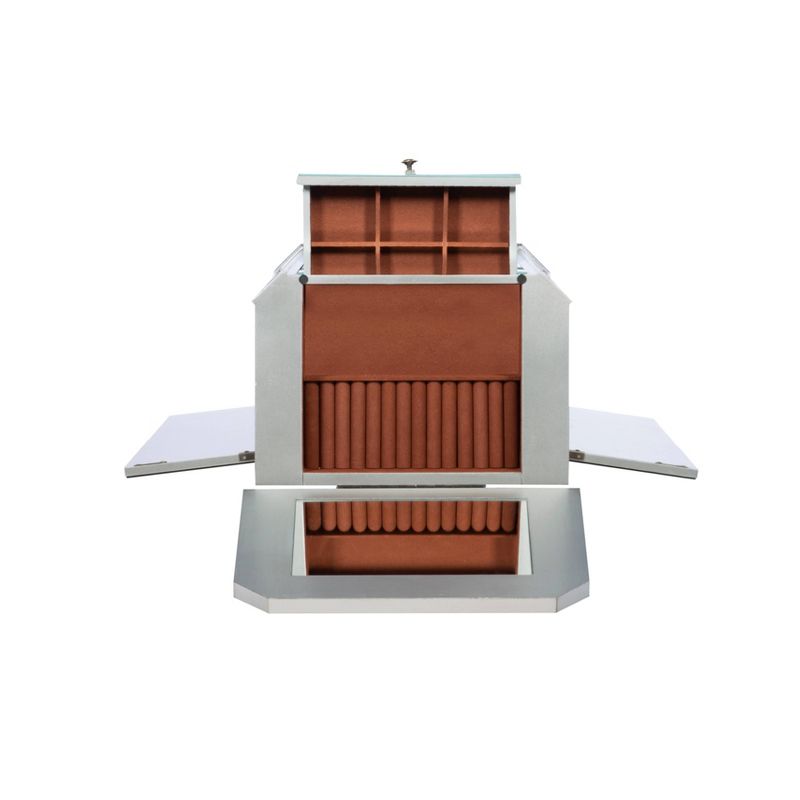 Lola Cheval Mirror/Jewelry Wardrobe Black - Powell Company