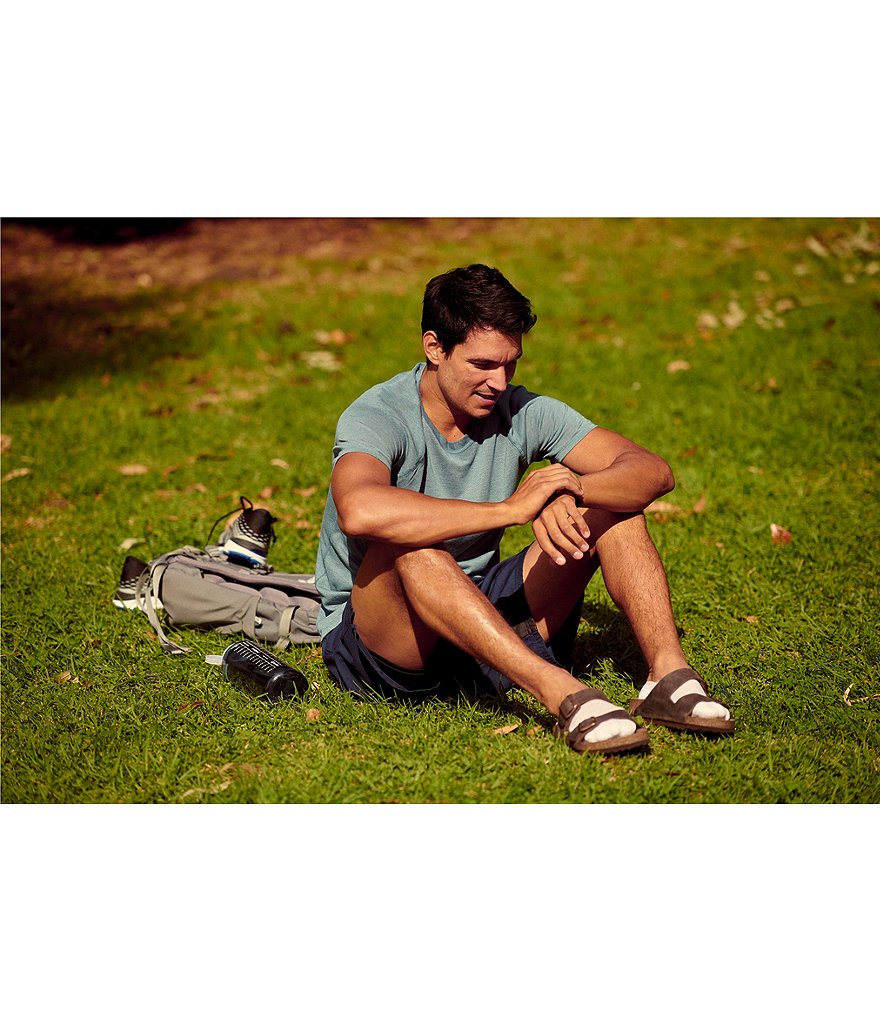 Birkenstock Arizona Men's Oiled Leather Soft Footbed Slip On Sandals