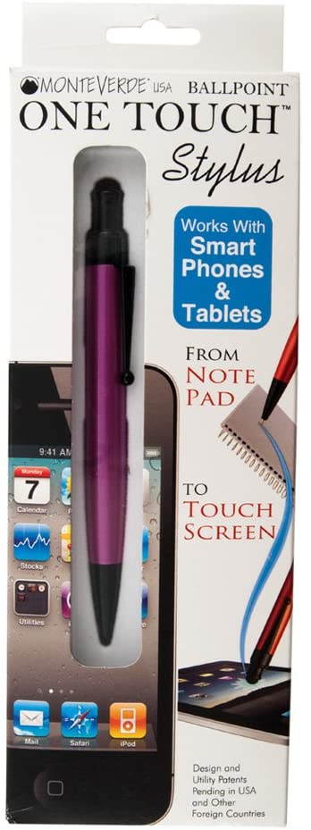 Monteverde One Touch Stylus with Brass Barrel Ballpoint Pen for iPad 2/3/4 (MV35337)