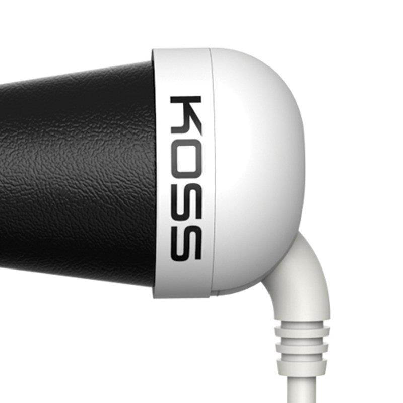 KOSS White PLUGW Earbud Noise Isolating