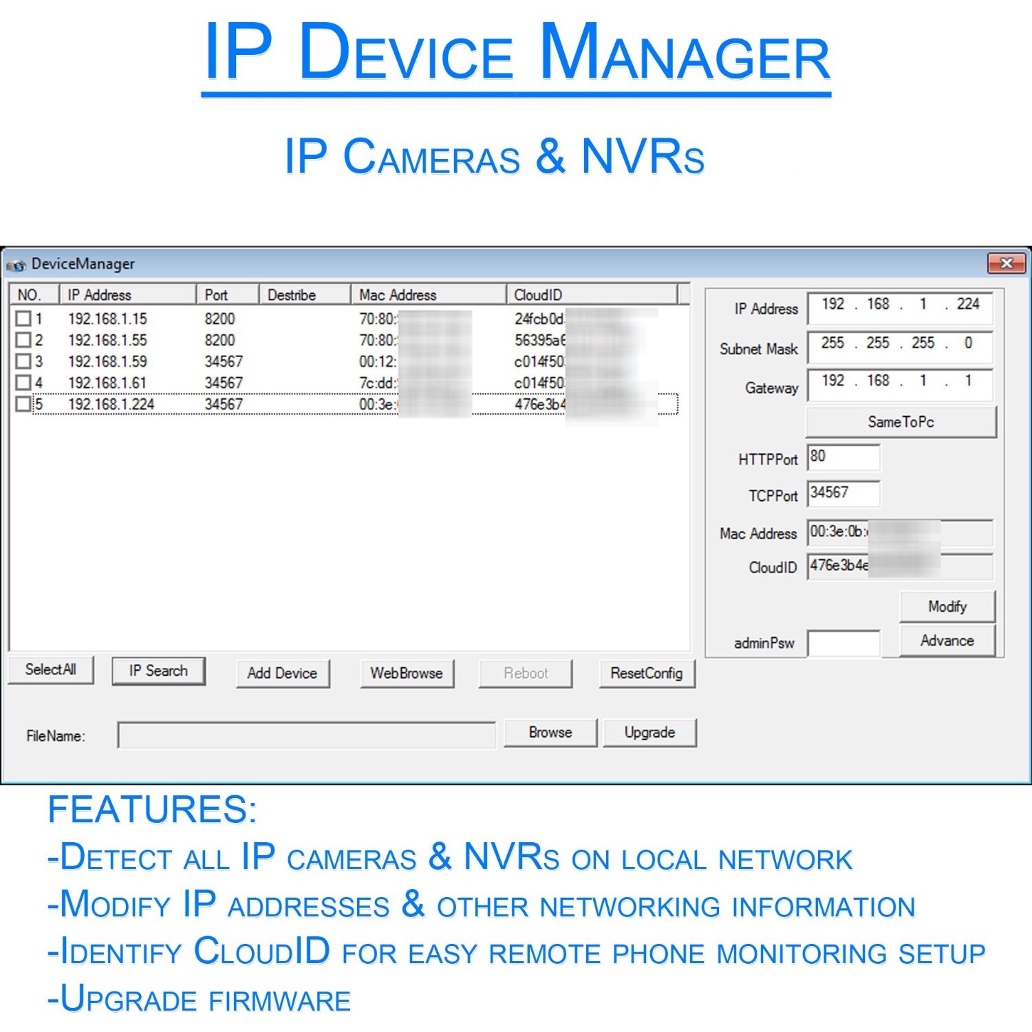 1080P 2MP HD IP PoE Hidden/Spy Security Camera With Built-In MICROPHONE: 3.7mm Wide Angle Lens, 48x 940nm "Invisible" IR LEDs For Nightvision, ONVIF Certified, P2P/Mobile View