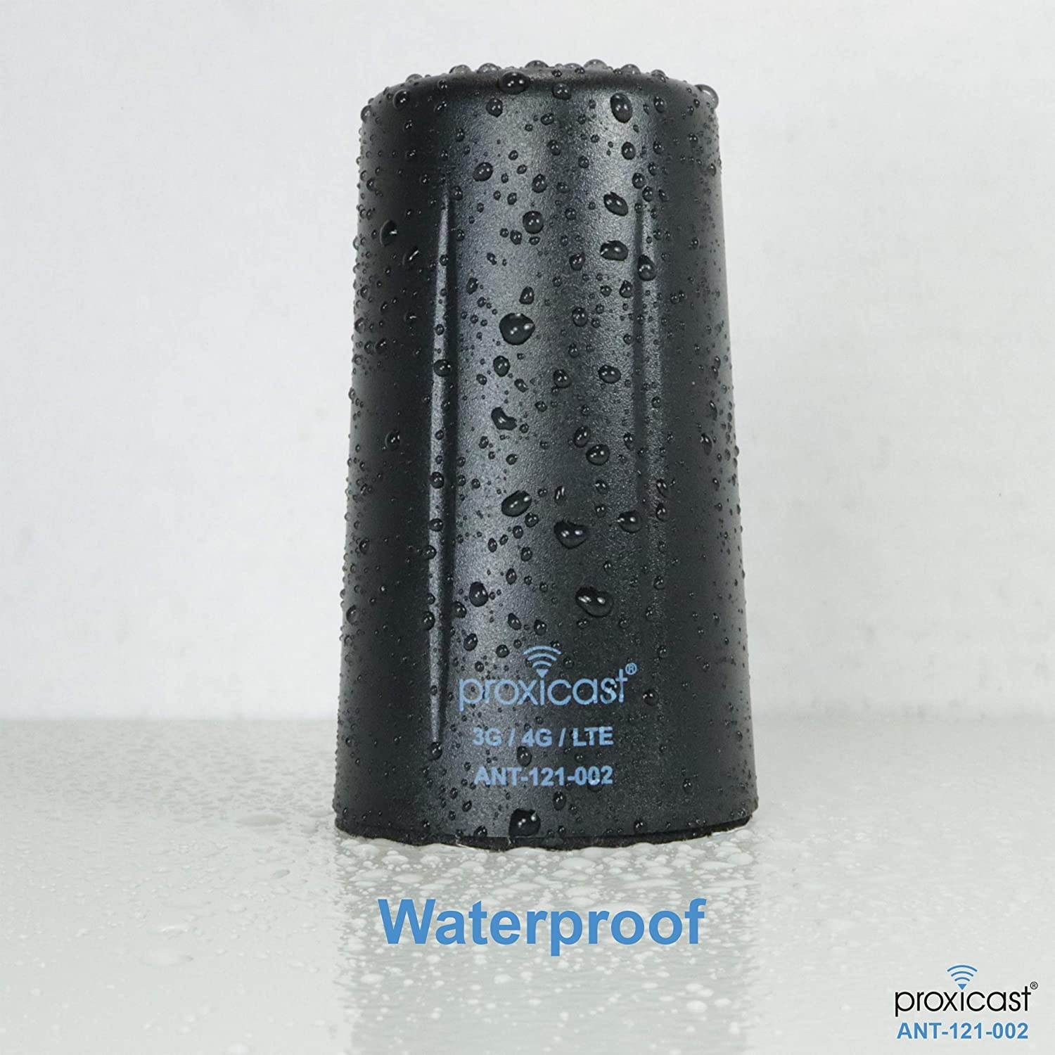 Vandal Resistant Low Profile 3G/4G/LTE Omni-Directional Antenna - 3-5 dBi Gain - Fixed Mount - 10 ft Coax Lead - for Cisco Cradlepoint Digi Novatel Pepwave Proxicast Sierra Wireless and Others