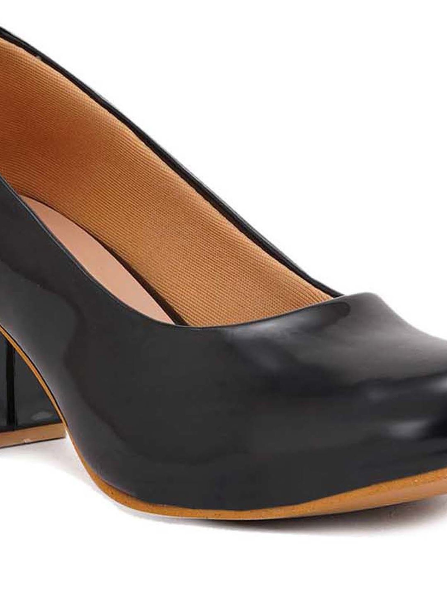SCENTRA Women's Black Formal Pumps