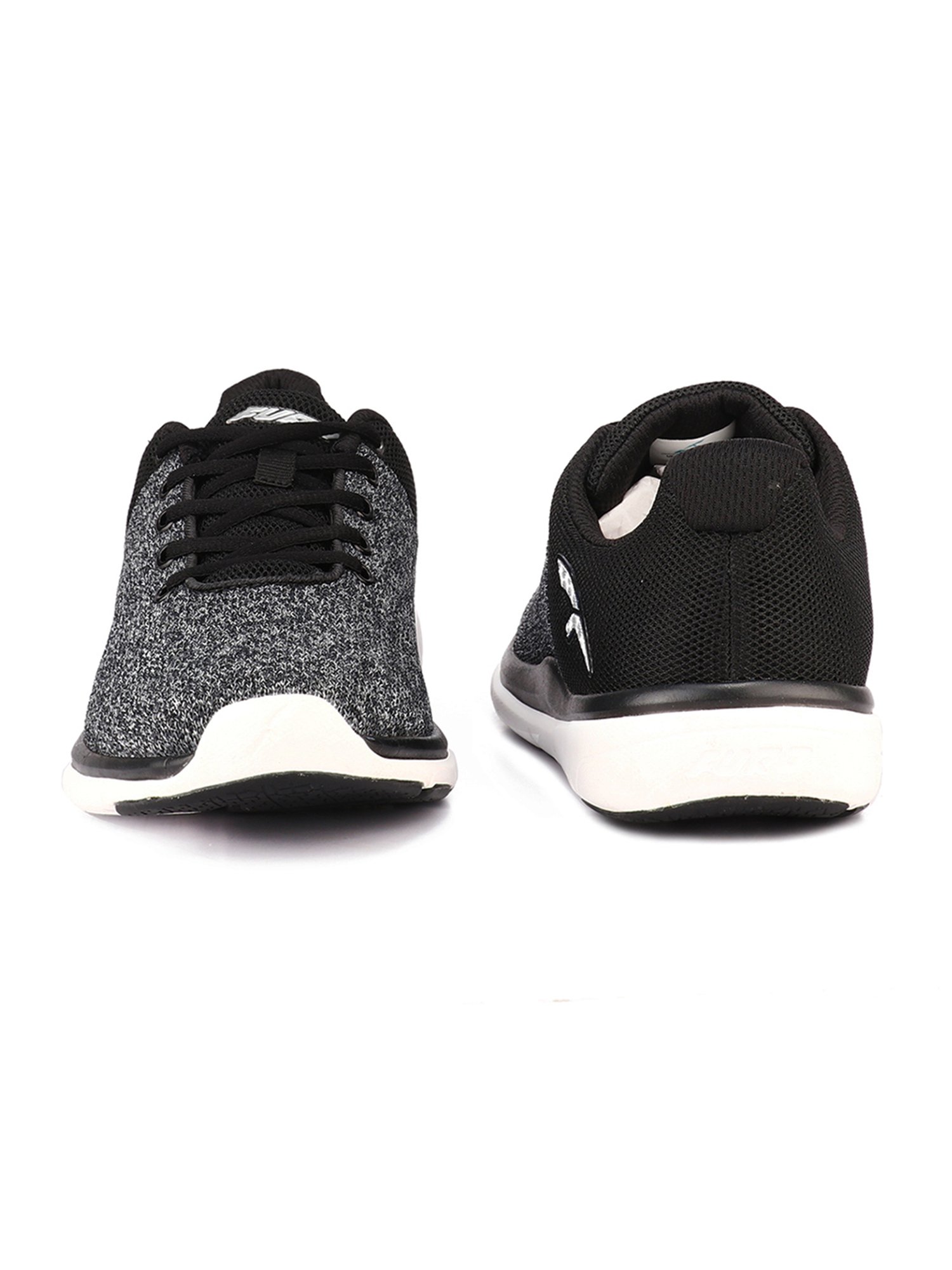 Furo by Red Chief Black Walking Shoes