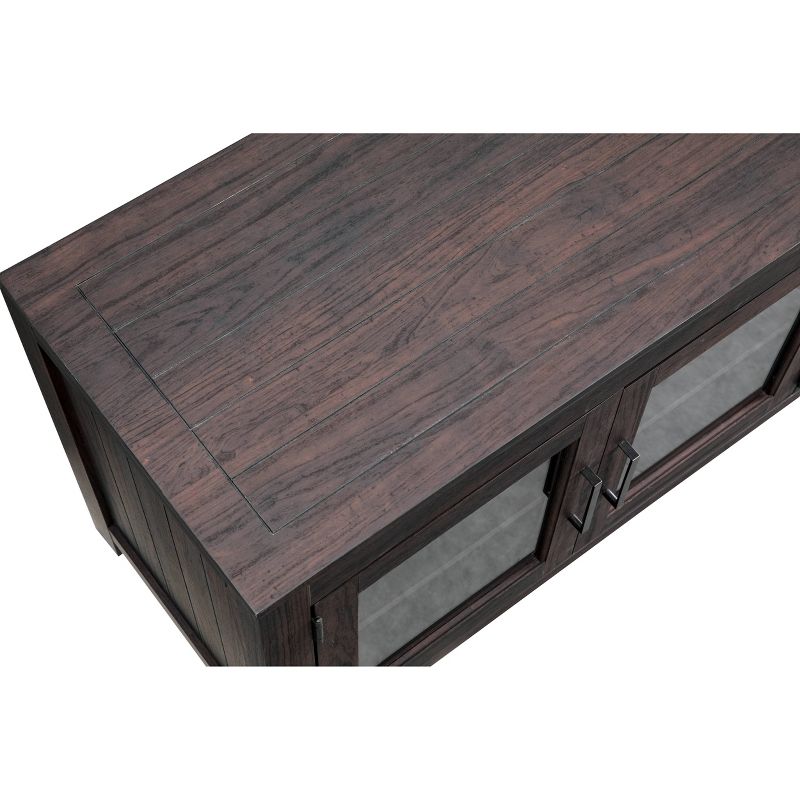 TV Stand for TVs up to 80" Dark Driftwood - Home Essentials