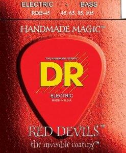 DR Red Devils - Coated - Medium - Bass Guitar Strings