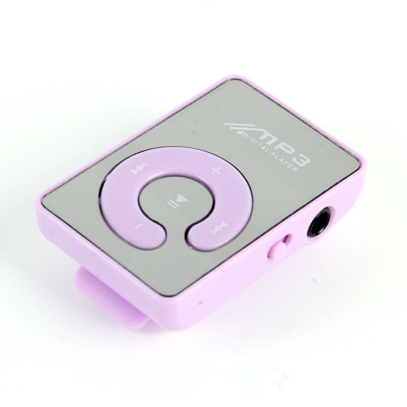 Mini Mirror Clip USB Digital Mp3 Music Player Card(package without )