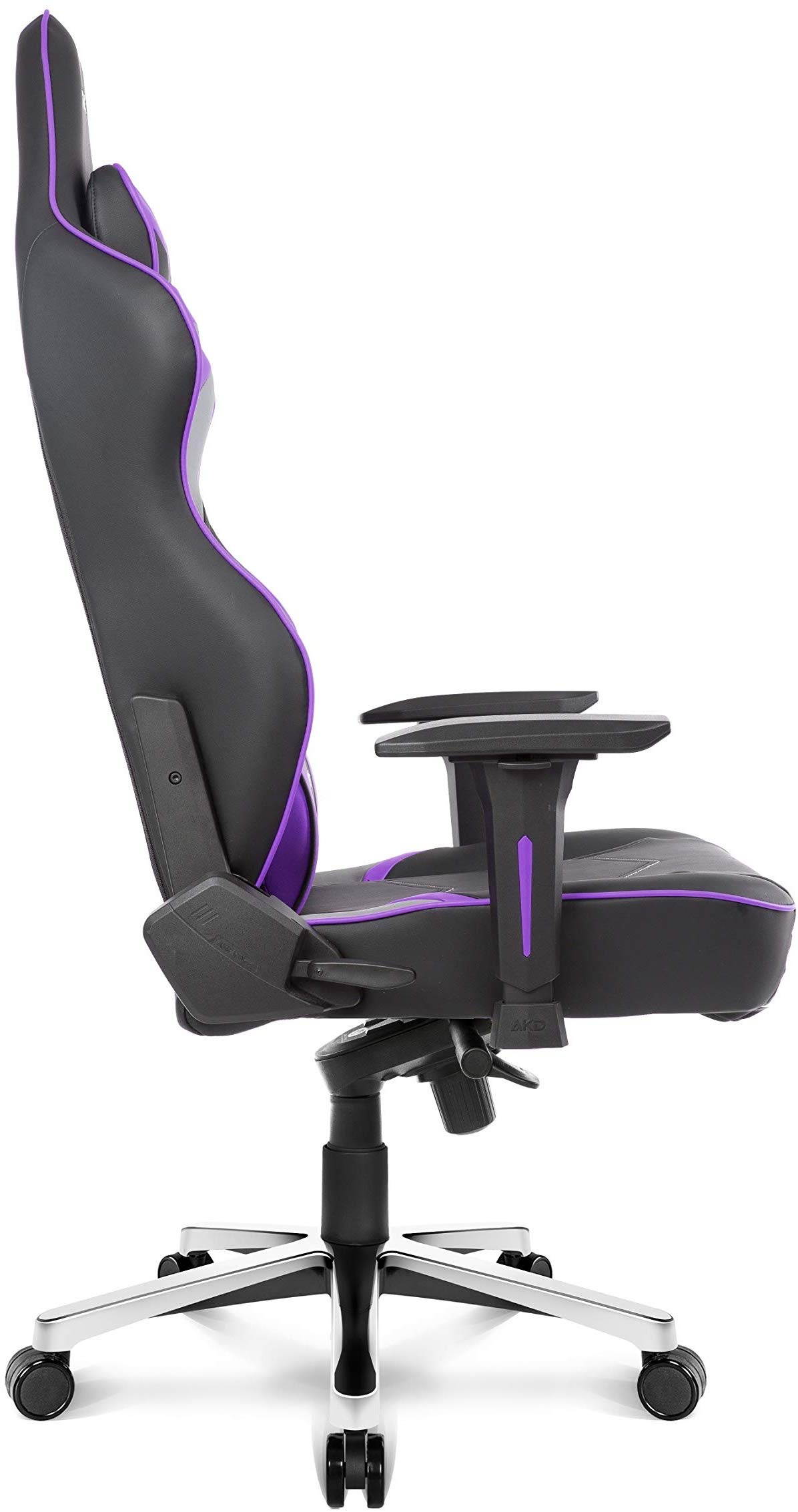 AKRacing Masters Series MAX PU Leather Gaming Chair, 4D Adjustable Armrests, 180 Degrees Recline - Indigo (AK-MAX-IN)