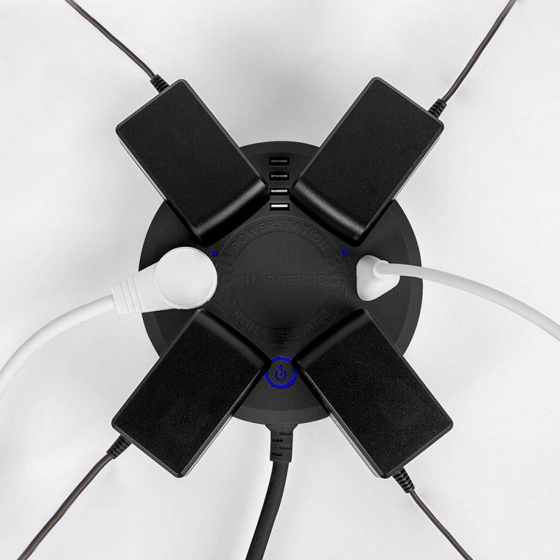 ChargeHub Powerstation 360 10-Device Surge Protector Power Strip