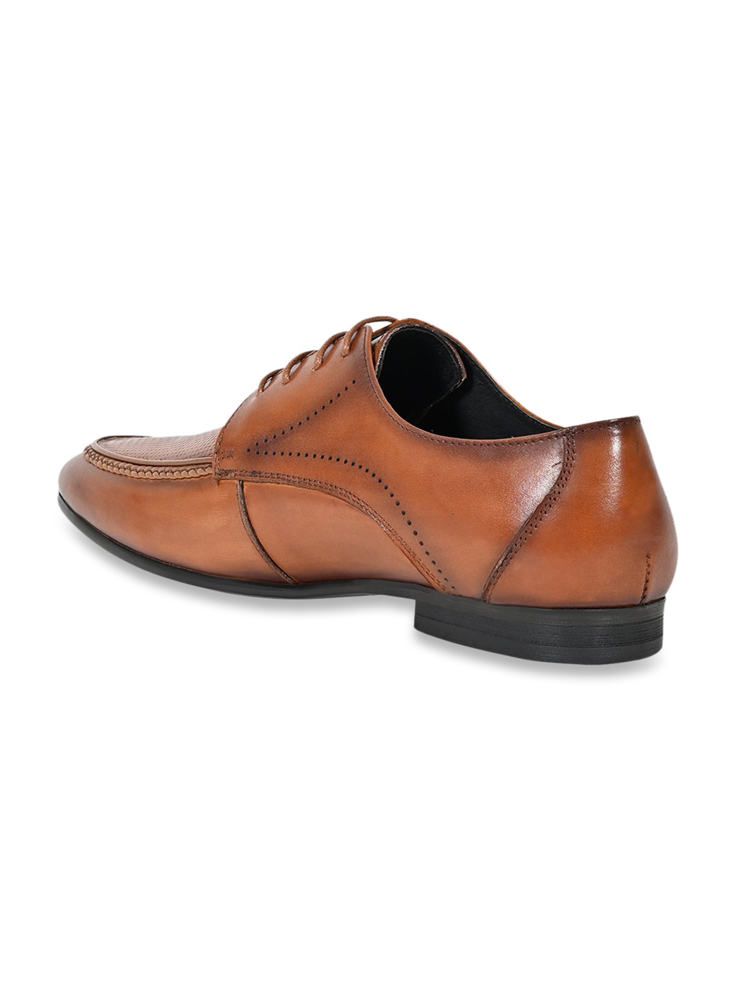Cobblerz Men's Tan Derby Shoes