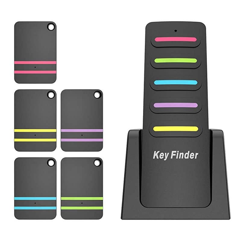 Key Finder  Wireless RF Item Locator with Base Support 1 Transmitter and 5 Receviers