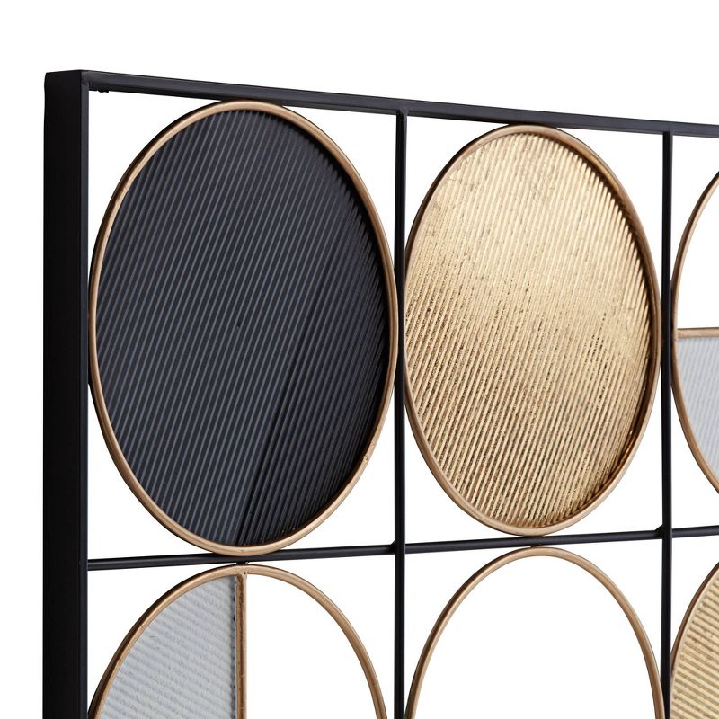 Newhill Designs Half Circle 40" High Multi-Color Metal Wall Art