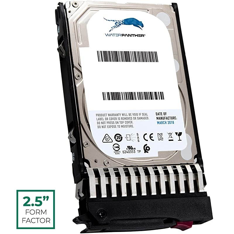 GB 10K RPM 512n SAS 6Gb/s 2.5-Inch HDD for HP Proliant Servers | Enterprise Data Center Hard Drive in HPE G7 Tray Compatible with 581286-B21 581311-001 597609-003 EG0FBDBU