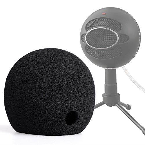Blue Snowball Pop Filter Foam Cover Blue Snowball Cover Microphone Windscreen Compble with Blue Snowball Ice Microphone Black