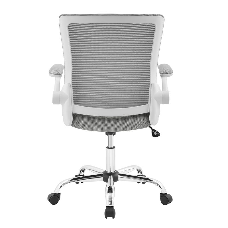 Works Creativity Mesh Office Chair with Chrome Base Gray - Serta